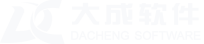 大成软件横版logo(白色)
